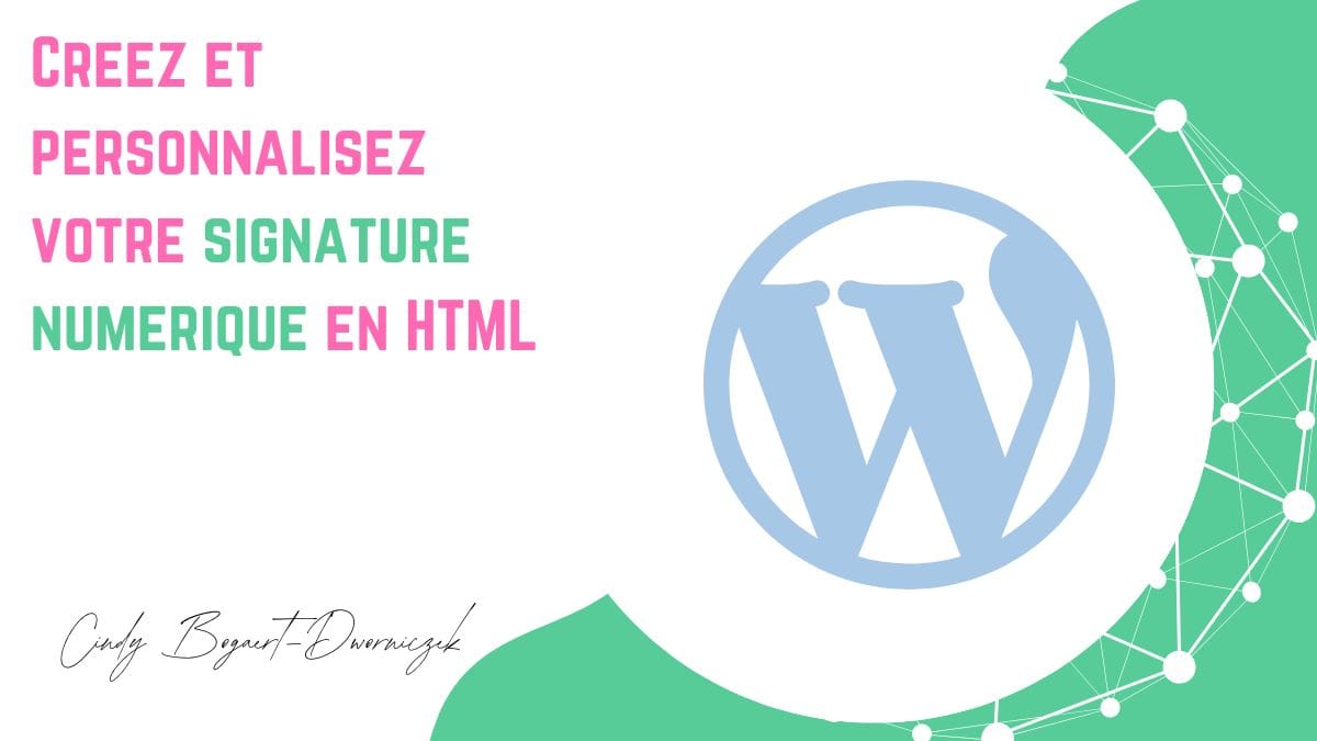 Créez et personnalisez votre signature en HTML
