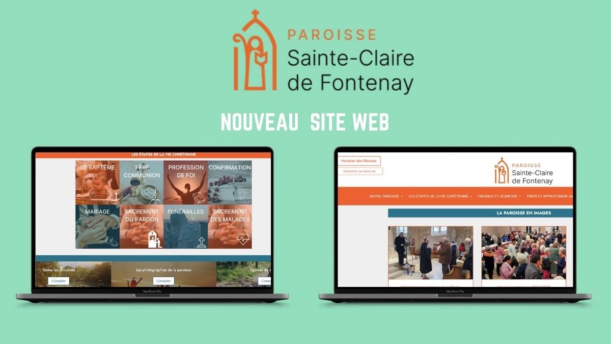 Création d’un site internet paroisse Ste Claire de Fontenay