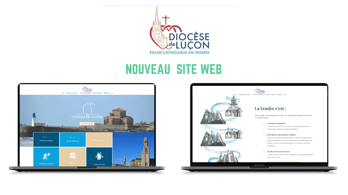 Page d’accueil du site Tourisme et Église en Vendée