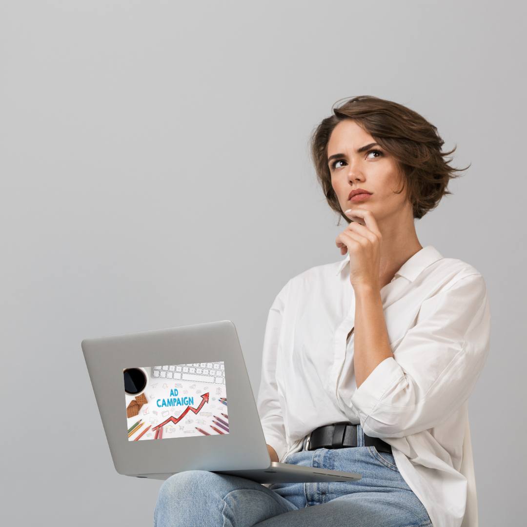 Entrepreneur constatant la baisse de résultats de sa campagne Google